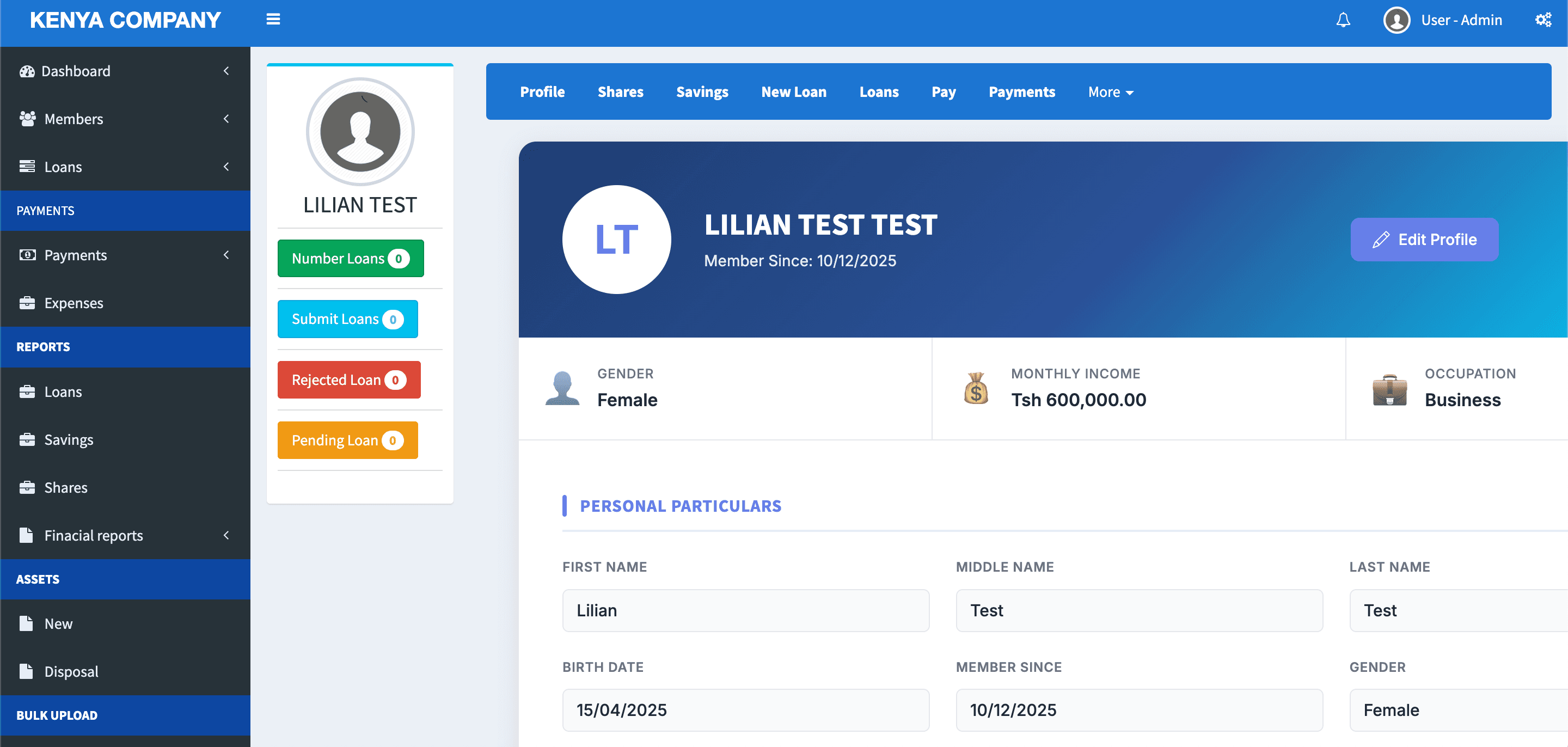 Efficient Savings & Shares Management